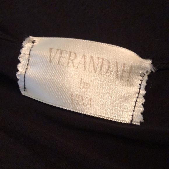 ✅Verandah by Vina Bohemian 3/4 dolman sleeved comfy round neck tunic or dress - Picture 8 of 11